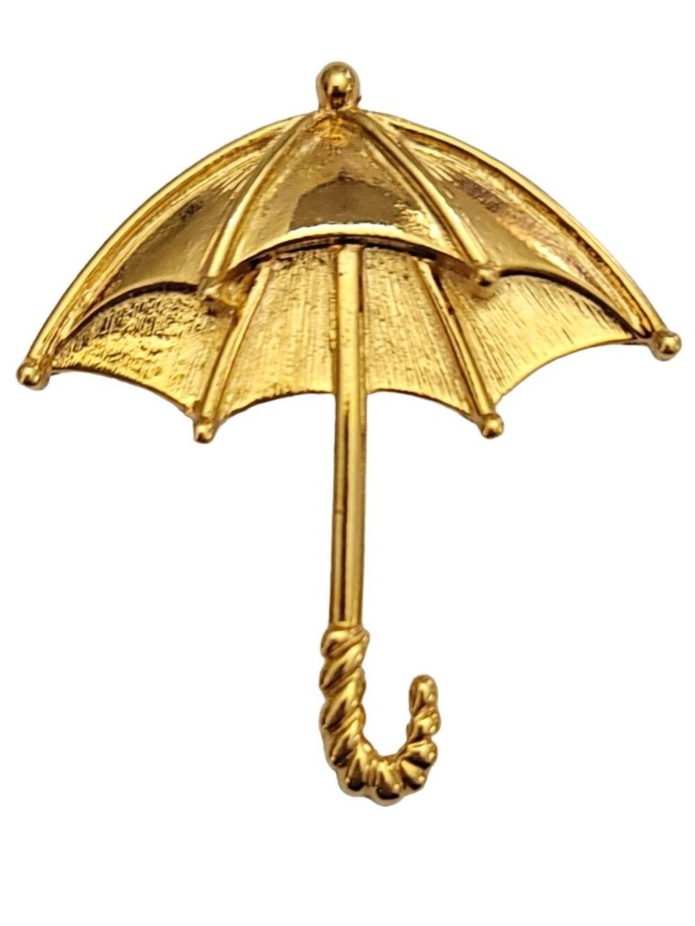 Premier  Design Gold Tone Umbrella Brooch Pin M853